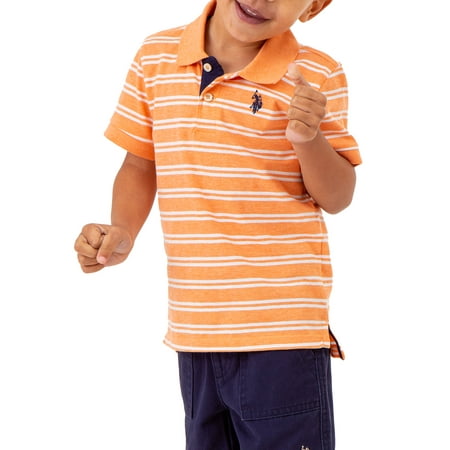 U.S. Polo Assn. Toddler Boy Stripe Polo T-Shirt Sizes 2T-5T