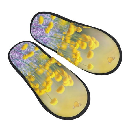 Bingfone Flowers And Butterflies House Slippers for Women Men with Soft Rubber Sole Slip On for Indoor/Outdoor-Large
Bingfone Flowers And Butterflies House Slippers for Women Men with Soft Rubber Sole Slip On for Indoor/Outdoor-Large