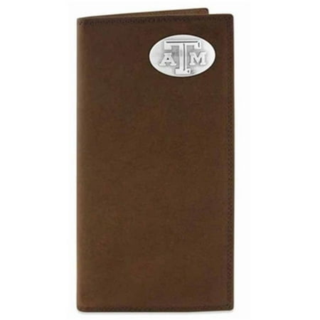 ZeppelinProducts TAM-IWT4-CRZH-LBR Texas A&M Secretary Crazyhorse Leather Wallet