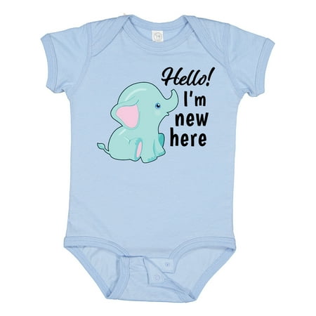 Inktastic Hello I m New Here with Cute Baby Elephant Gift Baby Boy or Baby Girl Bodysuit
Inktastic Hello I m New Here with Cute Baby Elephant Gift Baby Boy or Baby Girl Bodysuit