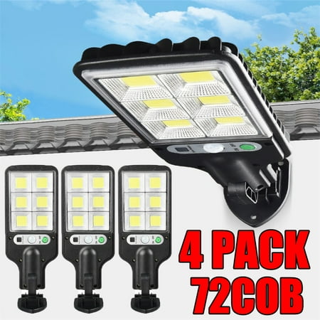 Wall Lmap 4pc IP65 Waterproof PIR Motion Sensor Street Light