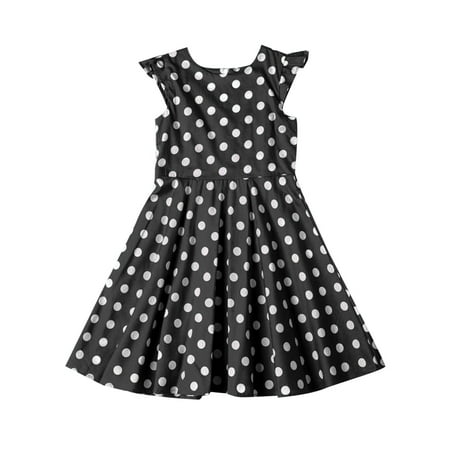 Tengma Toddler Girls Dresses Kids Baby Spring Summer Print Ruffle Polka Dot Sleeveless Princess Dress Princess Dresses BK1 L
Tengma Toddler Girls Dresses Kids Baby Spring Summer Print Ruffle Polka Dot Sleeveless Princess Dress Princess Dresses BK1 L