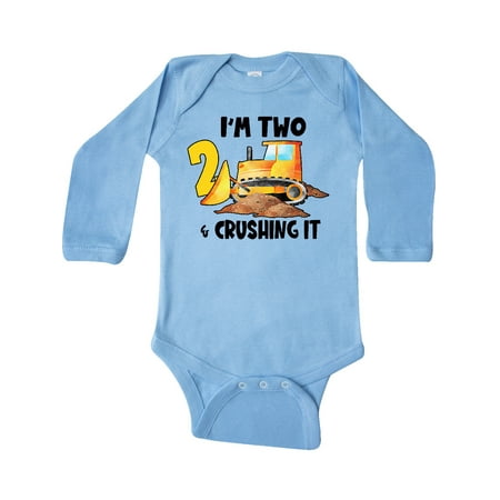 Inktastic I m 2 and Crushing It Construction 2nd Birthday Gift Baby Boy or Baby Girl Long Sleeve Bodysuit
Inktastic I m 2 and Crushing It Construction 2nd Birthday Gift Baby Boy or Baby Girl Long Sleeve Bodysuit