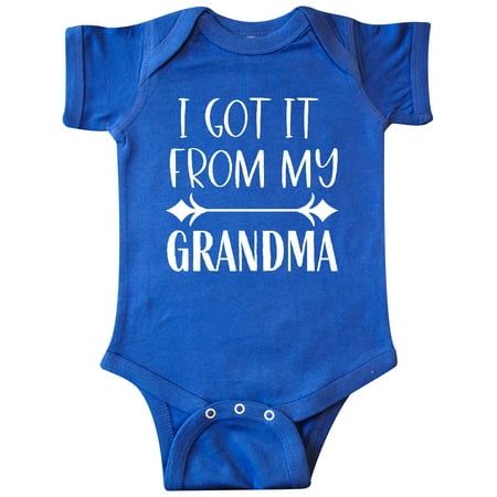 Inktastic I Got It From My Grandma Gift Baby Boy or Baby Girl Bodysuit
