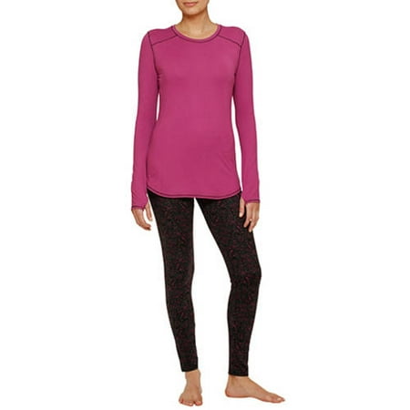 ClimateRight by Cuddl Duds Brushed Jersey Top and Legging