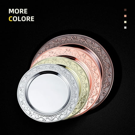 Meizhencang Stackable Dinner Plate Mirror Polish Stainless Steel Western Steak Serving Dish Kitchen Gadget
Meizhencang Stackable Dinner Plate Mirror Polish Stainless Steel Western Steak Serving Dish Kitchen Gadget