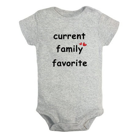 iDzn Current Family Favorite Funny Rompers For Babies Newborn Baby Unisex Bodysuits Infant Jumpsuits Toddler 0-12 Months Kids One-Piece Oufits (Gray 18-24 Months)
iDzn Current Family Favorite Funny Rompers For Babies Newborn Baby Unisex Bodysuits Infant Jumpsuits Toddler 0-12 Months Kids One-Piece Oufits (Gray 18-24 Months)
