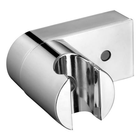 Leke Pure Bathroom Shower Head Handset Holder Wall Bracket Chrome ABS Mount