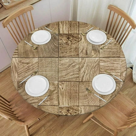 Wood Plank Texture Fitted Round Tablecloth Wooden Background Table Covers Elastic Edge Table Clothes for Dining Table Party
Wood Plank Texture Fitted Round Tablecloth Wooden Background Table Covers Elastic Edge Table Clothes for Dining Table Party