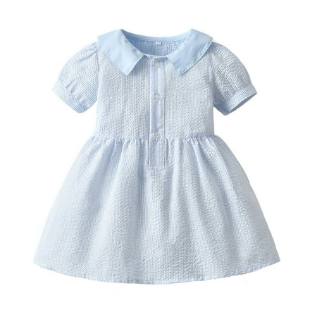 Pimfylm Beach Dresses For Baby Girl Toddler Baby Girl Cotton Linen Dress Ruffle Sleeve Halter Sleeveless Kids Casual Dresses purified cotton Blue 5-6 Years
Pimfylm Beach Dresses For Baby Girl Toddler Baby Girl Cotton Linen Dress Ruffle Sleeve Halter Sleeveless Kids Casual Dresses purified cotton Blue 5-6 Years
