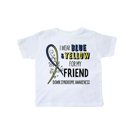 Inktastic I Wear Blue and Yellow for my Friend- Down Syndrome awareness Gift Toddler Boy or Toddler Girl T-Shirt
Inktastic I Wear Blue and Yellow for my Friend- Down Syndrome awareness Gift Toddler Boy or Toddler Girl T-Shirt
