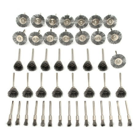VEAREAR Essential Hardware tools 45Pcs/Set T-type Metal Rust Remover Steel Wire Wheel Polishing Brush with Handle
VEAREAR Essential Hardware tools 45Pcs/Set T-type Metal Rust Remover Steel Wire Wheel Polishing Brush with Handle