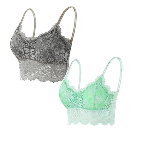 uikmnh Bras for Women Women Plus Size Vest Crop Wire Frees Bra Lingerie V Neck Underwear Lingerie With Chest Pad S-3XL Wireless Support Bras for Women Grey 1PCS & Mint Green 1PCS
uikmnh Bras for Women Women Plus Size Vest Crop Wire Frees Bra Lingerie V Neck Underwear Lingerie With Chest Pad S-3XL Wireless Support Bras for Women Grey 1PCS & Mint Green 1PCS