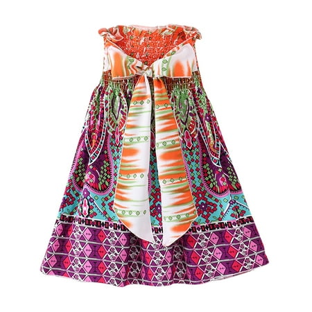 2-8Y Children Toddler Girls Summer Beach Dress Boho Bowknot Tube Dresses Floral Sleeveless Sundress
2-8Y Children Toddler Girls Summer Beach Dress Boho Bowknot Tube Dresses Floral Sleeveless Sundress