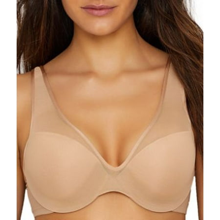 Le Mystere Womens Sheer Illusion Plunge T-Shirt Bra Style-4484