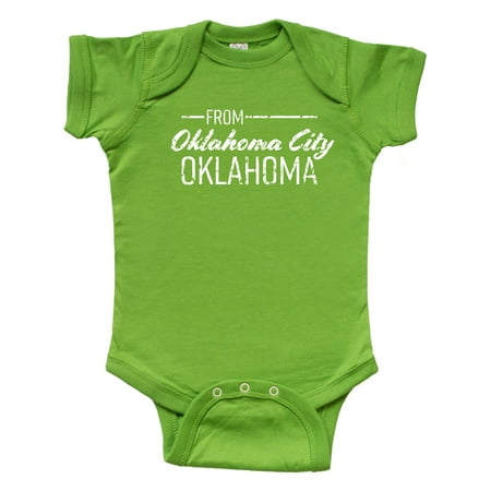 Inktastic From Oklahoma City Oklahoma in White Distressed Text Gift Baby Boy or Baby Girl Bodysuit
Inktastic From Oklahoma City Oklahoma in White Distressed Text Gift Baby Boy or Baby Girl Bodysuit