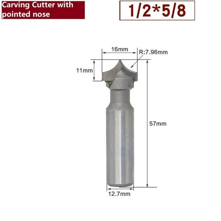 BCLONG 12.7mm Shank CNC Round Nose Bits Round Point Cut Bit Sharp Cutter Solid Carbide
BCLONG 12.7mm Shank CNC Round Nose Bits Round Point Cut Bit Sharp Cutter Solid Carbide
