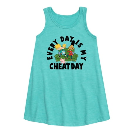 Hey Arnold! - Cheat Day - Toddler and Youth Girls A-line Dress