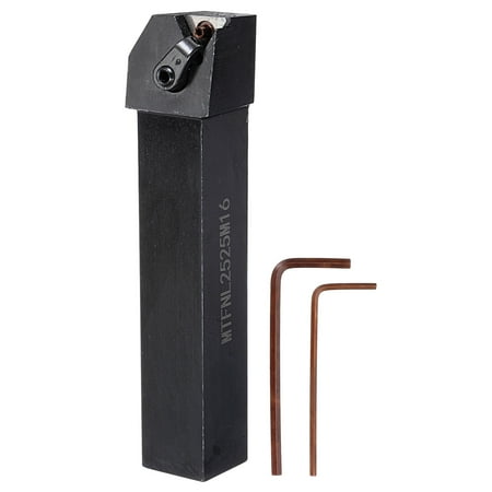 Uxcell 15/16 CNC Lathe Indexable Carbide Turning Tool Holder 90° MTFNL2525M16