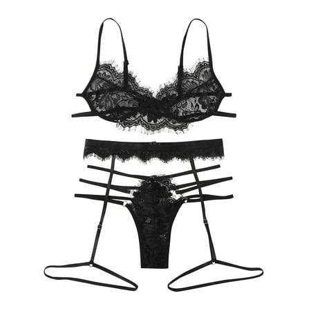 Intimates New Sexy Fashion Lace Lingerie Underwear Sleepwear G-string Pajamas Garter Polyester no underwire sports bra Black
Intimates New Sexy Fashion Lace Lingerie Underwear Sleepwear G-string Pajamas Garter Polyester no underwire sports bra Black