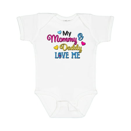 Inktastic My Mommy and Daddy Love Me with Hearts Gift Baby Boy or Baby Girl Bodysuit
Inktastic My Mommy and Daddy Love Me with Hearts Gift Baby Boy or Baby Girl Bodysuit