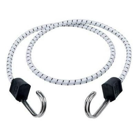 10PK Keeper 06278Z Marine Twin Anchor Bungee Cord White/Black 40
