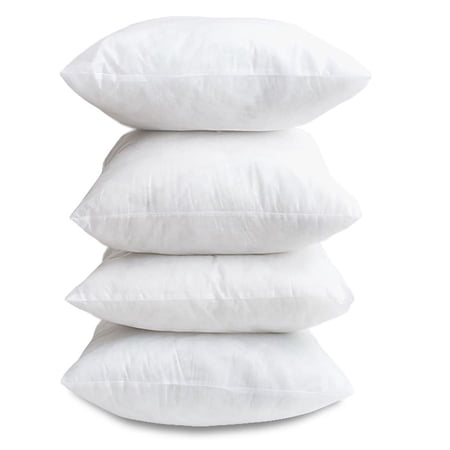 Cozy Quarters Hypoallergenic 18-inch Decor Pillow Inserts (Set of 4) Polyester Oversized