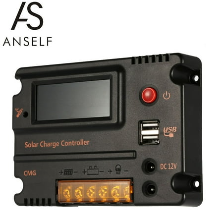 Anself 10A 24V LCD Solar Controller Panel Battery Regulator Auto Switch Overload Protection Temperature Compensation
Anself 10A 24V LCD Solar Controller Panel Battery Regulator Auto Switch Overload Protection Temperature Compensation
