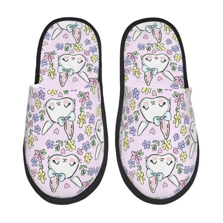 House Slippers for Women Men - Classic Cute Rabbit Flower Pink Warm Non-slip Mens Womens Slippers Cozy Slip-on House Shoes Bedroom Outdoor Indoor Slippers for Men
House Slippers for Women Men - Classic Cute Rabbit Flower Pink Warm Non-slip Mens Womens Slippers Cozy Slip-on House Shoes Bedroom Outdoor Indoor Slippers for Men