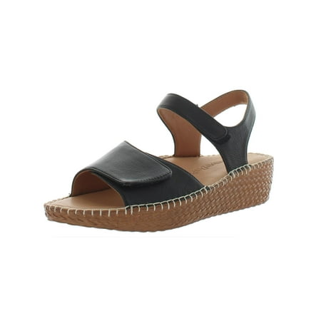 L Amour des Pieds Womens Yahya Leather Ankle Strap Platform Sandals