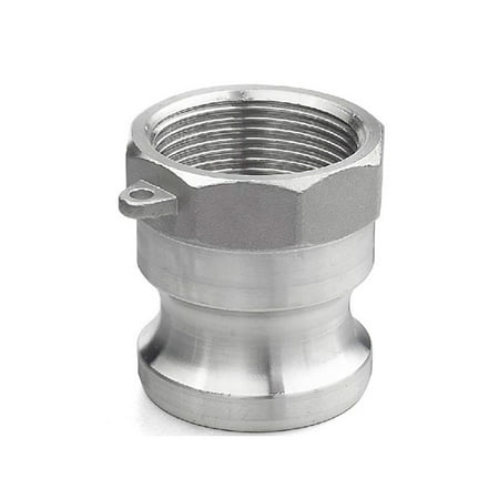 1/2 inch to 4 inch Type A Male Cam Lock Cam Groove Fitting with Female Pipe Threads Camlock Stainless steel 304
1/2 inch to 4 inch Type A Male Cam Lock Cam Groove Fitting with Female Pipe Threads Camlock Stainless steel 304