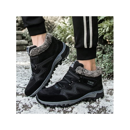 Avamo Mens Hiking Winter Boots Running Comfy Thermal Outdoor Shoes Non Slip Sneakers
Avamo Mens Hiking Winter Boots Running Comfy Thermal Outdoor Shoes Non Slip Sneakers