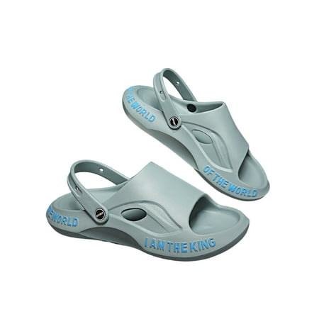 Gomelly Mens Beach Shoes Open Toe Slide Sandal Slip On Summer Sandals Lightweight Walking Shoe Indoor&Outdoor Casual Light Blue 9.5
Gomelly Mens Beach Shoes Open Toe Slide Sandal Slip On Summer Sandals Lightweight Walking Shoe Indoor&Outdoor Casual Light Blue 9.5