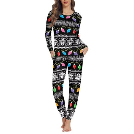 STUOARTE Pajamas for Women Soft Comfy Christmas Holiday Lamp Snowflake Sleepwear 2 Piece Loungewear Home Life Super Soft Walking Yoga Nightwear Size 2XL
STUOARTE Pajamas for Women Soft Comfy Christmas Holiday Lamp Snowflake Sleepwear 2 Piece Loungewear Home Life Super Soft Walking Yoga Nightwear Size 2XL