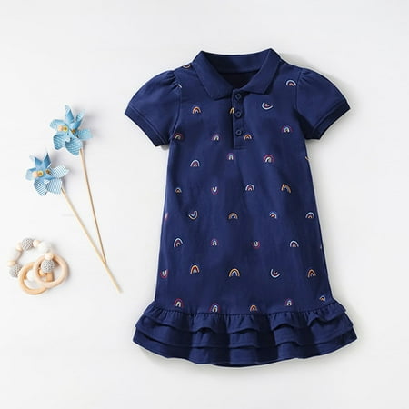 Aayomet Girls Dresses The New Pure Color Stylish Kids Toddler Baby Girls Spring Summer Cotton Short Sleeve Princess Dress Dark Blue 12-18Months
Aayomet Girls Dresses The New Pure Color Stylish Kids Toddler Baby Girls Spring Summer Cotton Short Sleeve Princess Dress Dark Blue 12-18Months