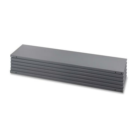 Safco Industrial Shelf - 48 x 12 x 85 - Steel - 6 x Shelf(ves) - Durable - Dark Gray