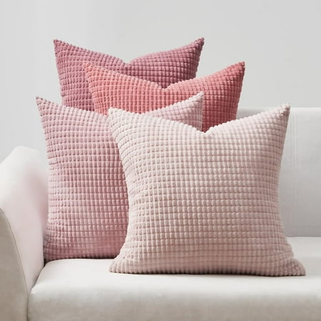 Large Couch Throw Pillows Covers 16x16 Inch Set of 2 Accent Corduroy Striped Pink Decorative Euro Shams Summer Home Decor Cushion Case for Beach Patio Balcony
Large Couch Throw Pillows Covers 16x16 Inch Set of 2 Accent Corduroy Striped Pink Decorative Euro Shams Summer Home Decor Cushion Case for Beach Patio Balcony
