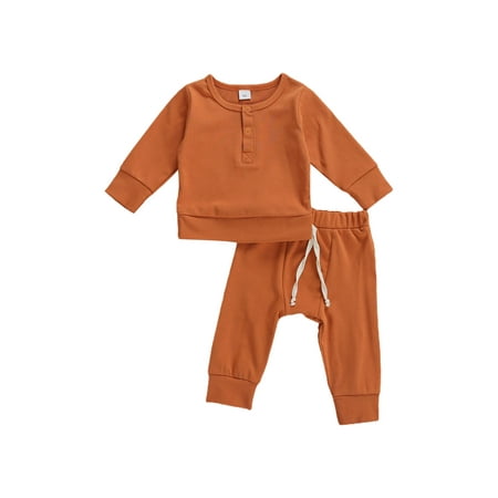TheFound Newborn Baby Boy Girl Long Sleeve Sweatshirt Tops + Long Pants 2Pcs Pajamas Set Fall Winter Clothes 
TheFound Newborn Baby Boy Girl Long Sleeve Sweatshirt Tops + Long Pants 2Pcs Pajamas Set Fall Winter Clothes