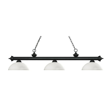 Island Lighting 3 Light With Matte Black Finish Steel Medium Base Bulb 14 inch 450 Watts
Island Lighting 3 Light With Matte Black Finish Steel Medium Base Bulb 14 inch 450 Watts