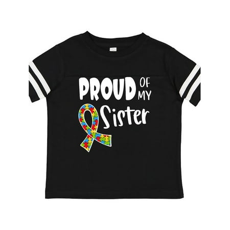 Inktastic Proud of my Sister Autism Awareness Puzzle Piece Ribbon Gift Toddler Boy or Toddler Girl T-Shirt
Inktastic Proud of my Sister Autism Awareness Puzzle Piece Ribbon Gift Toddler Boy or Toddler Girl T-Shirt