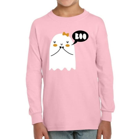 Boo. Shy Cute Little Ghost Long Sleeve Toddler -Image by Shutterstock 2 Toddler