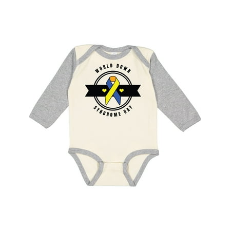 Inktastic World Down Syndrome Day with Yellow and Blue Ribbon Banner Gift Baby Boy or Baby Girl Long Sleeve Bodysuit
Inktastic World Down Syndrome Day with Yellow and Blue Ribbon Banner Gift Baby Boy or Baby Girl Long Sleeve Bodysuit