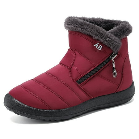 Women Warm Ankle Boot Fluffy Plush Peeks Boots Winter Anti-slip Warm Breathable For Winter Outdoor Party 39 Red
Women Warm Ankle Boot Fluffy Plush Peeks Boots Winter Anti-slip Warm Breathable For Winter Outdoor Party 39 Red
