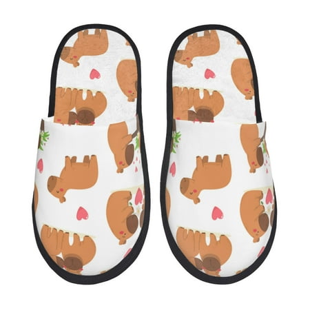 House Slippers for Women and Men Capybaras Valentine s Day Comfy Fuzzy Bedroom Slippers Furry Home Shoes for Indoor Outdoor 
House Slippers for Women and Men Capybaras Valentine s Day Comfy Fuzzy Bedroom Slippers Furry Home Shoes for Indoor Outdoor