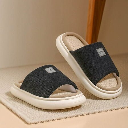 CoCopeanut Flax Women Slippers Open Toe Home Solid Color EVA Non-slip Thick Sole Sofe 2022 New Spring Autumn Indoor Couples Shoes
CoCopeanut Flax Women Slippers Open Toe Home Solid Color EVA Non-slip Thick Sole Sofe 2022 New Spring Autumn Indoor Couples Shoes