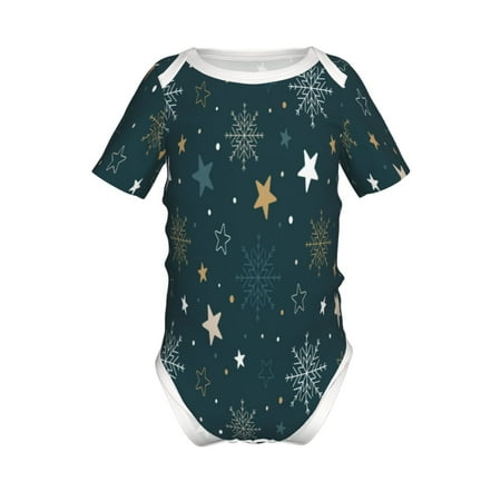 Junzan Christmas Snowflake Print Short-Sleeve Baby Climbing Clothes Bodysuits for Infant One-Piece for Baby Boys & Girls Baby Clothes Baby Romper with Snap Closure-2 Years
Junzan Christmas Snowflake Print Short-Sleeve Baby Climbing Clothes Bodysuits for Infant One-Piece for Baby Boys & Girls Baby Clothes Baby Romper with Snap Closure-2 Years
