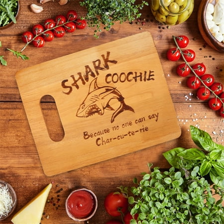 Huachen Shark Coochie Charcuterie Board, Because No One Can Say Charcuterie Bamb-oo Board,Laser Engraved Cutting Boards
Huachen Shark Coochie Charcuterie Board, Because No One Can Say Charcuterie Bamb-oo Board,Laser Engraved Cutting Boards