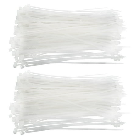 Wraps / Zip Ties White 400Pcs 150mmX3mm
