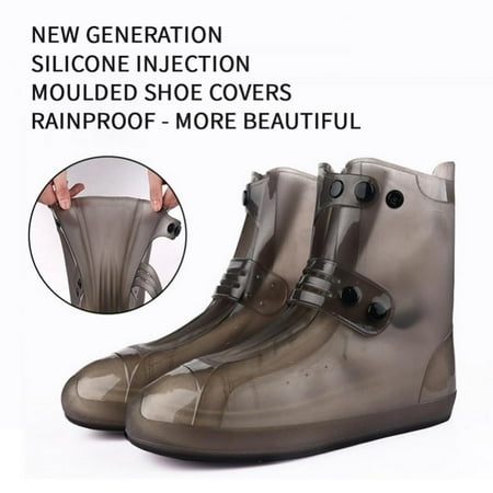 Naiyafly Waterproof Silicone Shoe Covers Reusable Foldable Not-Slip Rain Shoe Covers with Buttons Shoe Protectors Overshoes Rain Galoshes for Kids Men and Women
Naiyafly Waterproof Silicone Shoe Covers Reusable Foldable Not-Slip Rain Shoe Covers with Buttons Shoe Protectors Overshoes Rain Galoshes for Kids Men and Women