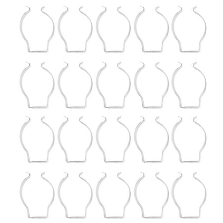 100 Pcs U Clips Holder for LED Light Manganese Steel Lampholder Support Bracket LED Lamp Holder
100 Pcs U Clips Holder for LED Light Manganese Steel Lampholder Support Bracket LED Lamp Holder